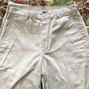 Dockers Flat Front Khaki Summer Pants Trousers 12S Classic